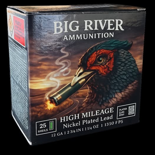 BIG RIVER NICKEL PLATED LEAD HUNTING LOADS: HIGH MILEAGE | 12 GAUGE